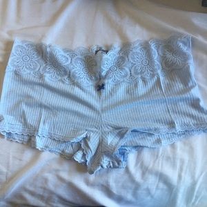Light blue cotton panties